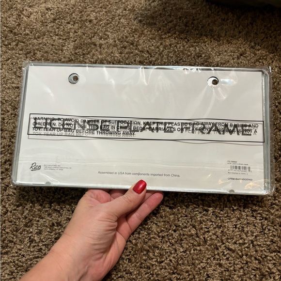 NEW Butler University Bulldogs Chrome License Plate Frame (12"x6"approx) - Picture 2 of 3